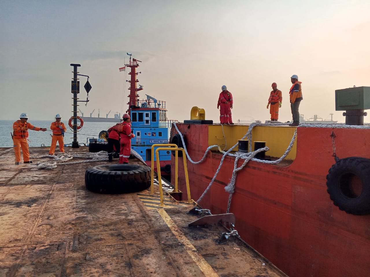 Loading Barge Photo